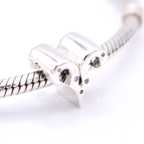 Authentic PANDORA Sparkling Aries Zodiac Sign Charm - 798416C01 - Picture 3 of 10